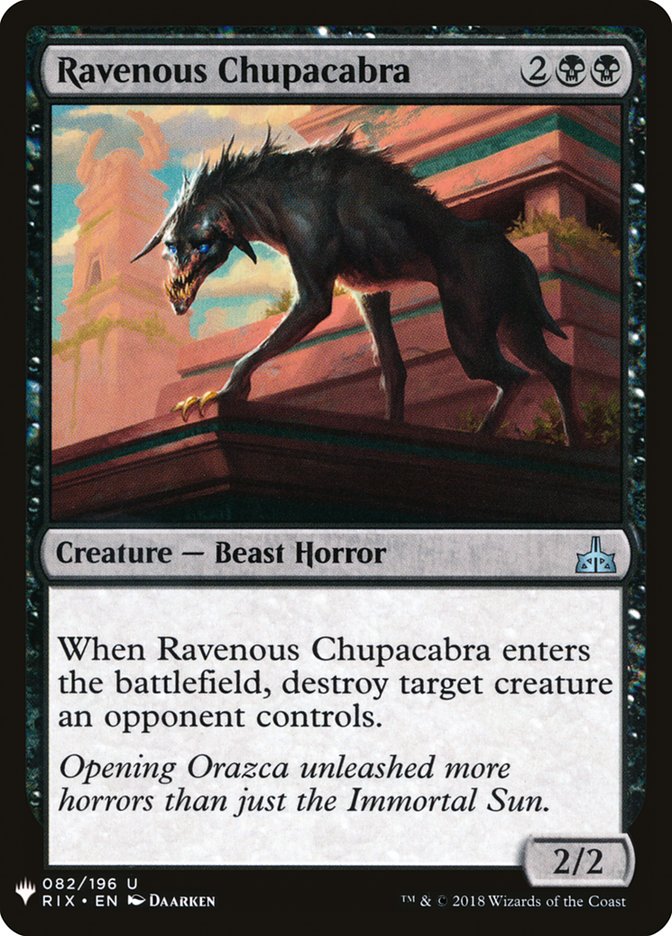 Ravenous Chupacabra [Mystery Booster] | Jack's On Queen