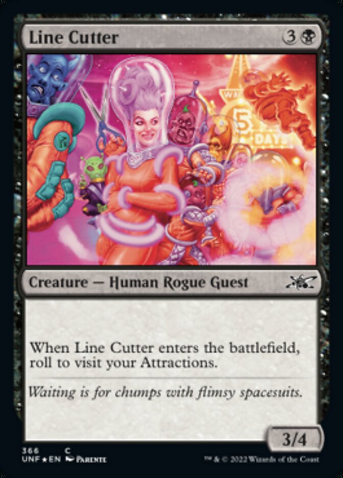 Line Cutter (Galaxy Foil) [Unfinity] | Jack's On Queen