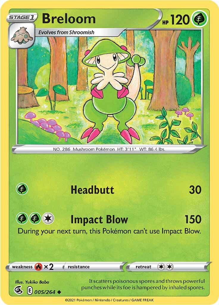 Breloom (005/264) [Sword & Shield: Fusion Strike] | Jack's On Queen