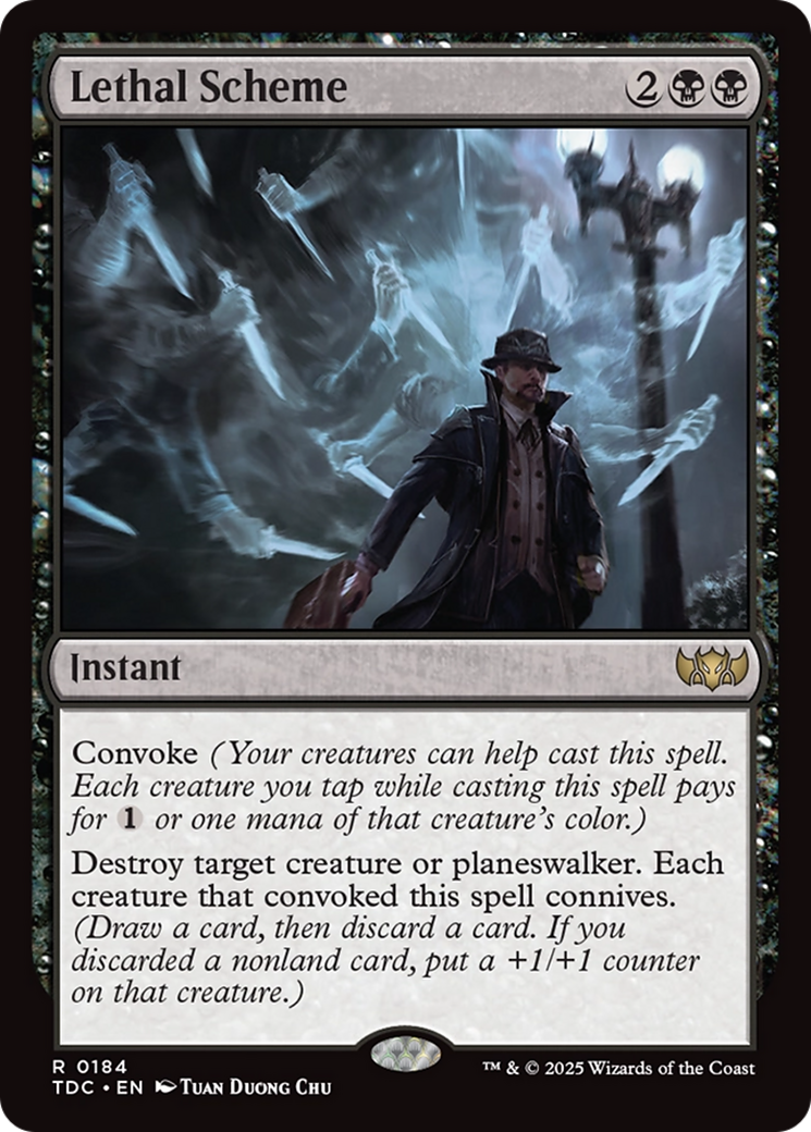 Lethal Scheme [Tarkir: Dragonstorm Commander] | Jack's On Queen