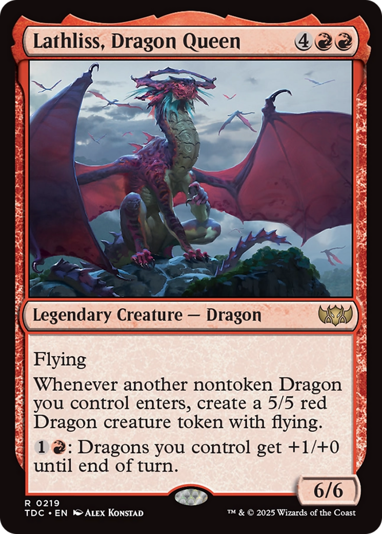 Lathliss, Dragon Queen [Tarkir: Dragonstorm Commander] | Jack's On Queen