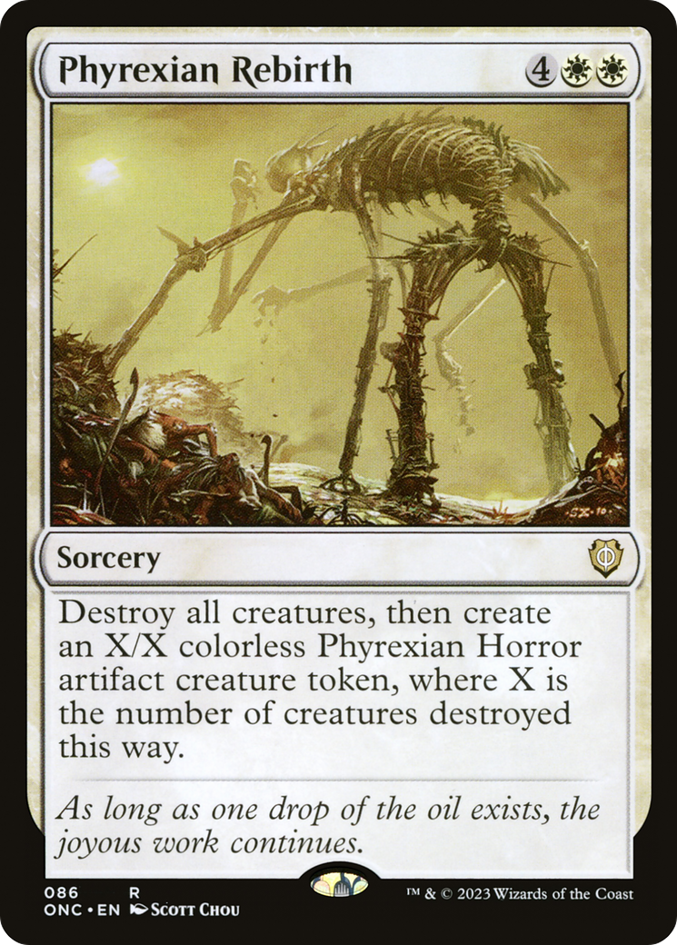 Phyrexian Rebirth [Phyrexia: All Will Be One Commander] | Jack's On Queen