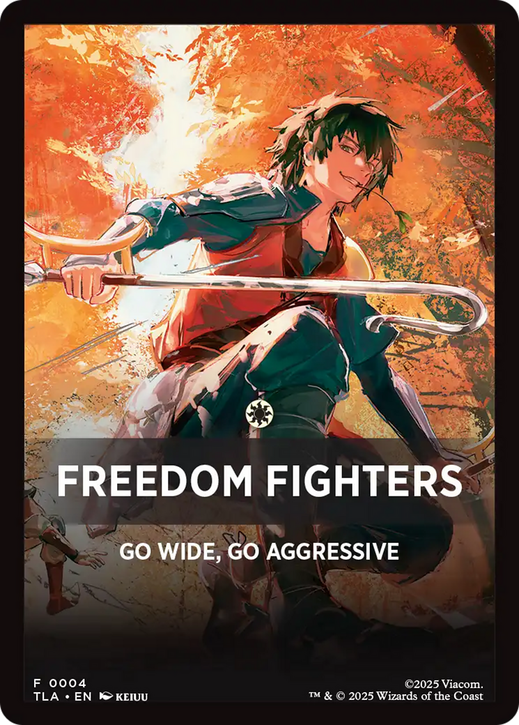 Freedom Fighters Theme Card [Avatar: The Last Airbender Tokens] | Jack's On Queen