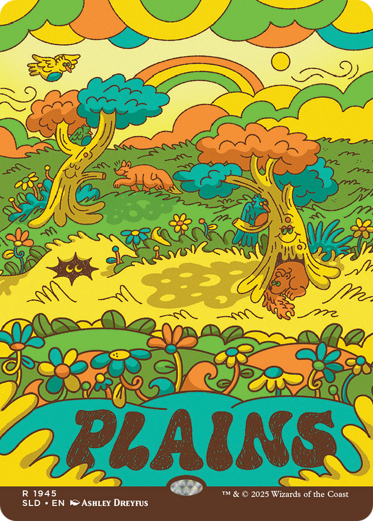 Plains (1945) (Rainbow Foil) [Secret Lair Drop Series] | Jack's On Queen
