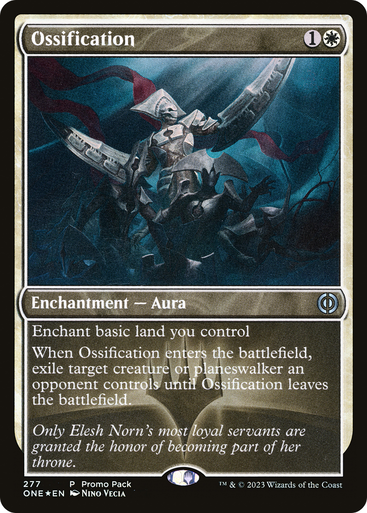 Ossification (Promo Pack) [Phyrexia: All Will Be One Promos] | Jack's On Queen