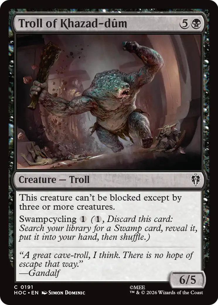 Troll of Khazad-dum [The Hobbit: Eternal-Legal] | Jack's On Queen