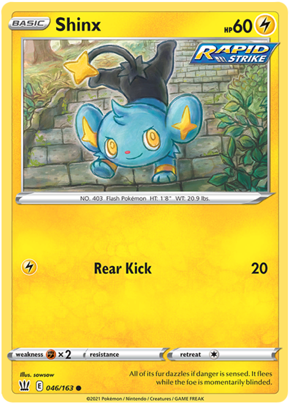 Shinx (046/163) [Sword & Shield: Battle Styles] | Jack's On Queen