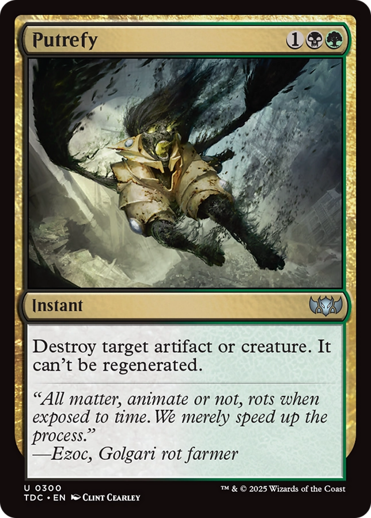 Putrefy [Tarkir: Dragonstorm Commander] | Jack's On Queen