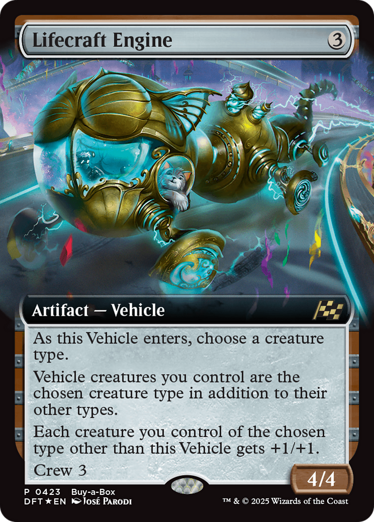 Lifecraft Engine (Extended Art) (Buy-A-Box) [Aetherdrift Promos] | Jack's On Queen