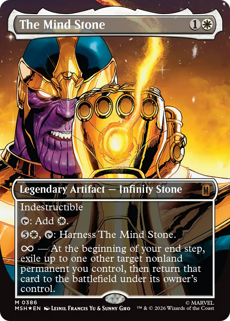 The Mind Stone (Borderless) [Marvel Super Heroes] | Jack's On Queen