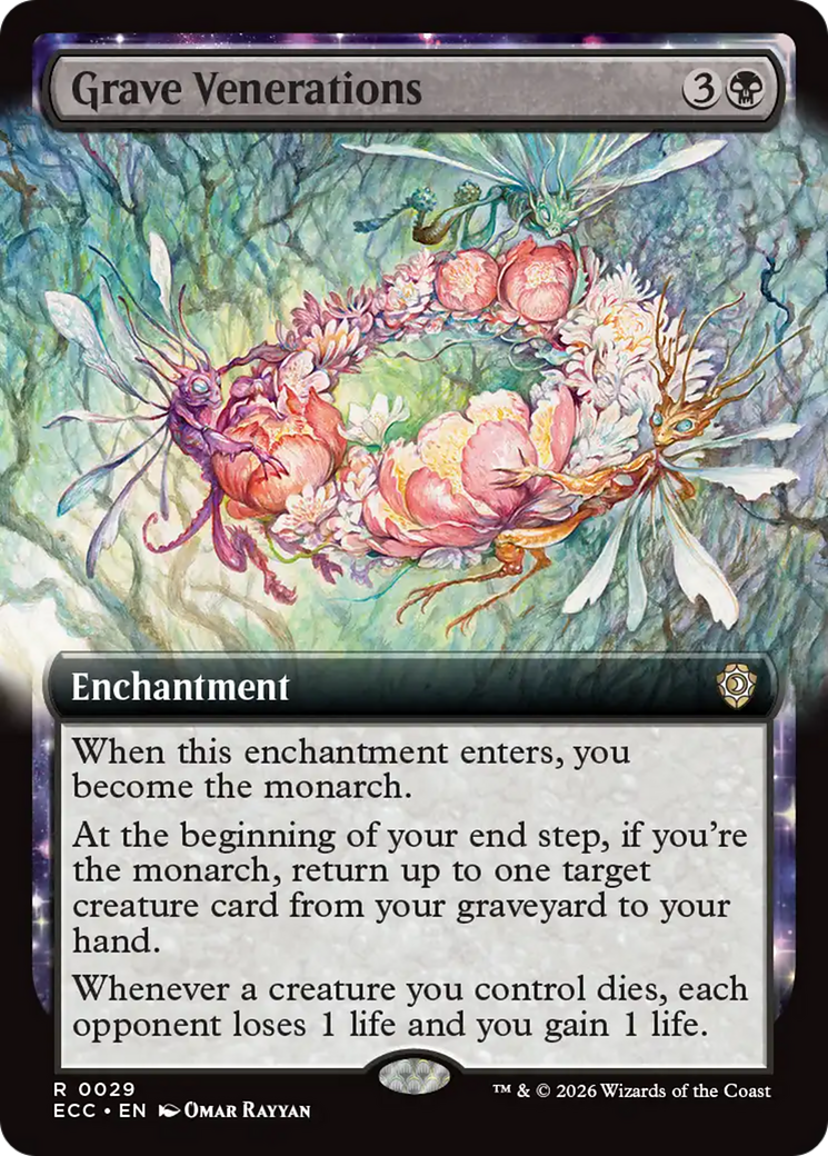 Grave Venerations (Extended Art) [Lorwyn Eclipsed Commander] | Jack's On Queen