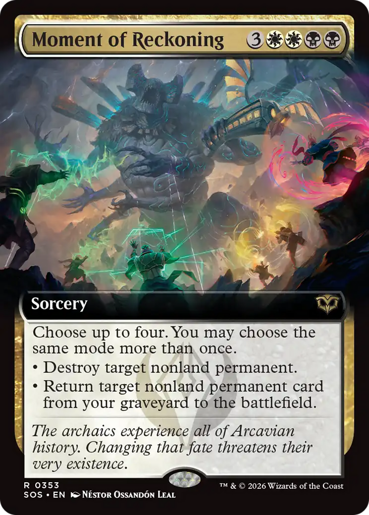 Moment of Reckoning (Extended Art) [Secrets of Strixhaven] | Jack's On Queen