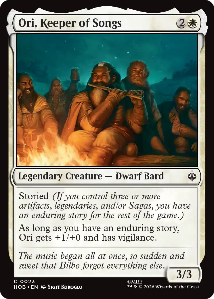 Ori, Keeper of Songs [The Hobbit] | Jack's On Queen