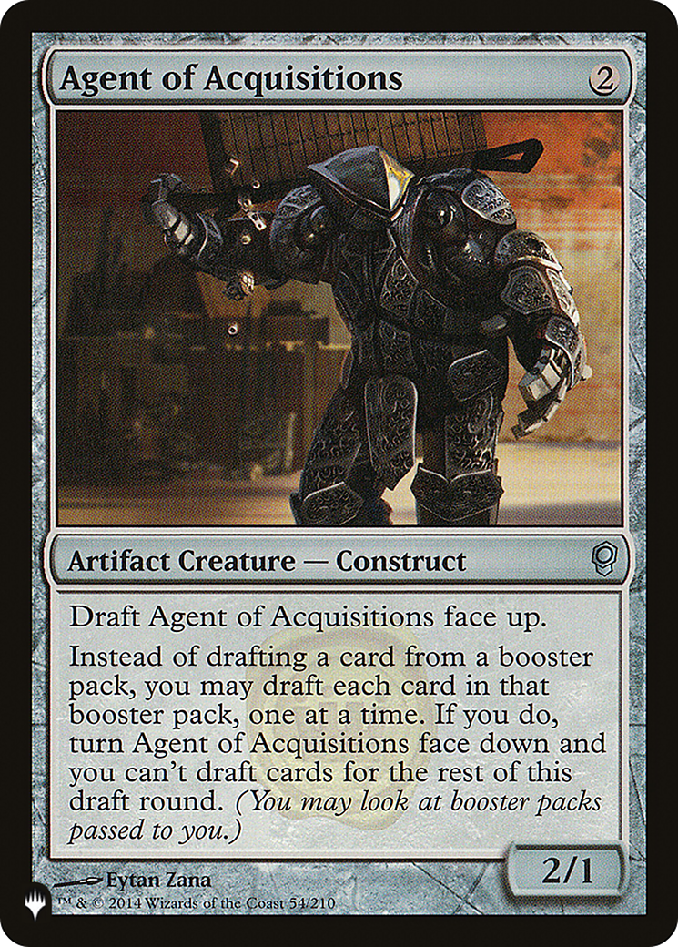 Agent of Acquisitions [The List Reprints] | Jack's On Queen