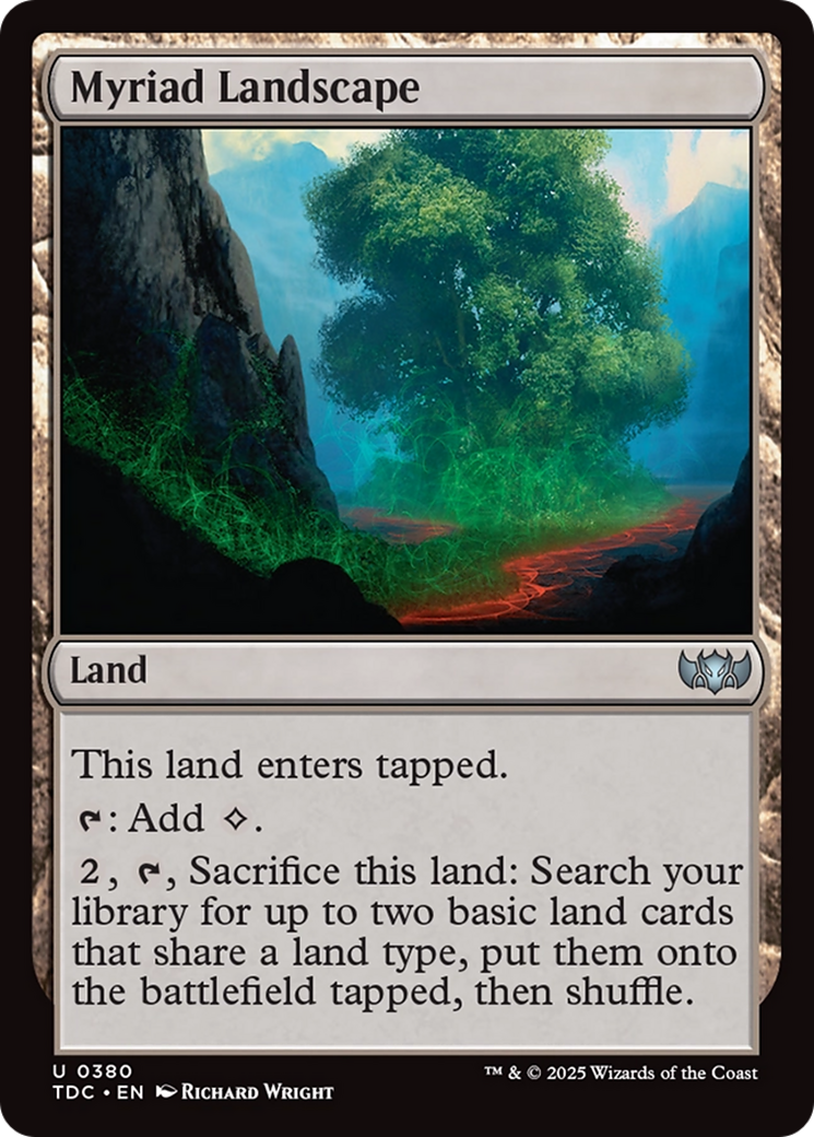 Myriad Landscape [Tarkir: Dragonstorm Commander] | Jack's On Queen