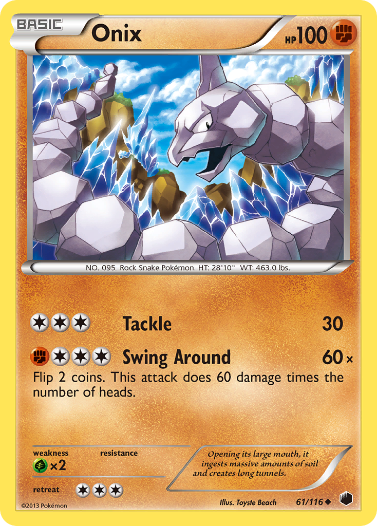 Onix (61/116) [Black & White: Plasma Freeze] | Jack's On Queen