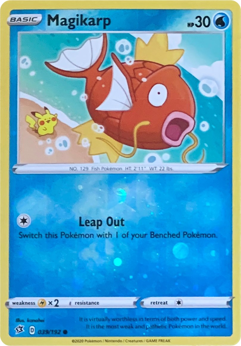 Magikarp (039/192) (Reverse Cosmos Holo) [Sword & Shield: Rebel Clash] | Jack's On Queen