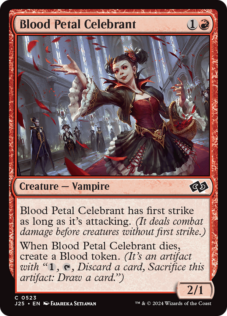 Blood Petal Celebrant [Foundations Jumpstart] | Jack's On Queen