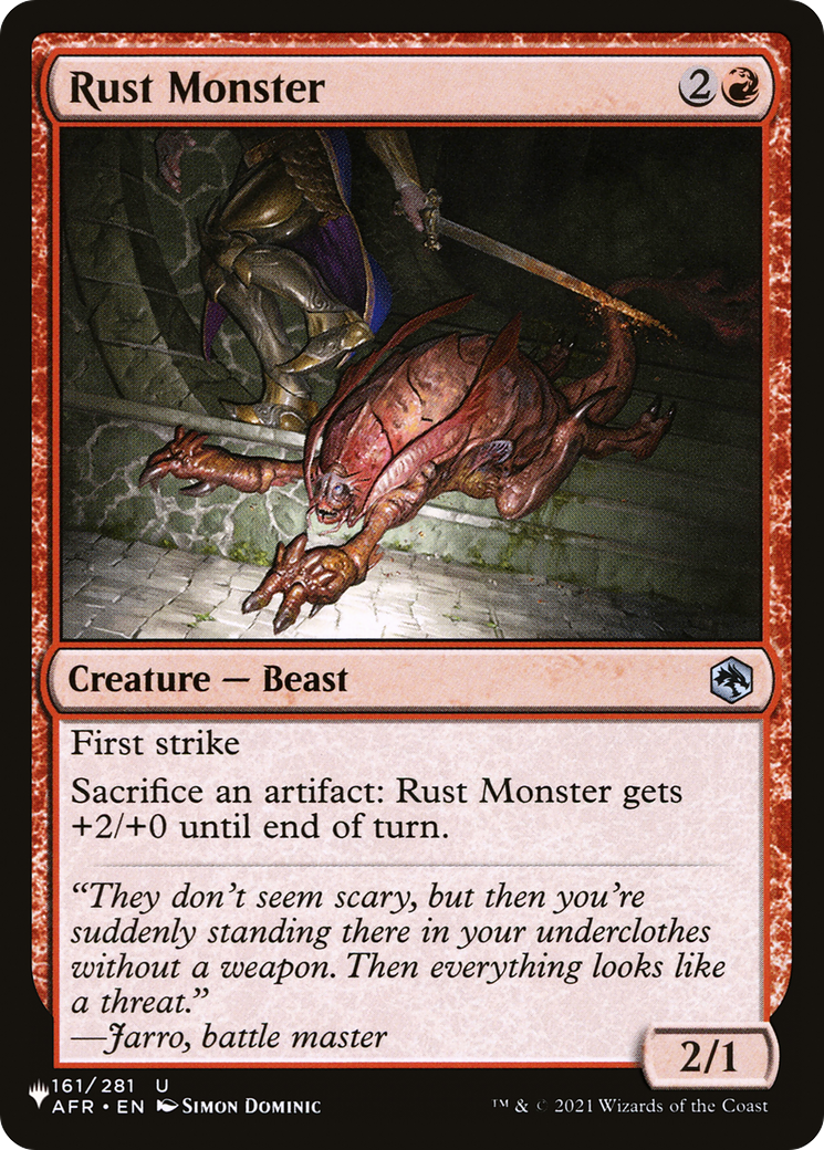 Rust Monster [The List] | Jack's On Queen