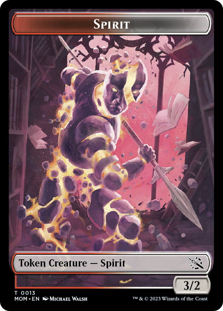 Spirit Token (13) [March of the Machine Tokens] | Jack's On Queen