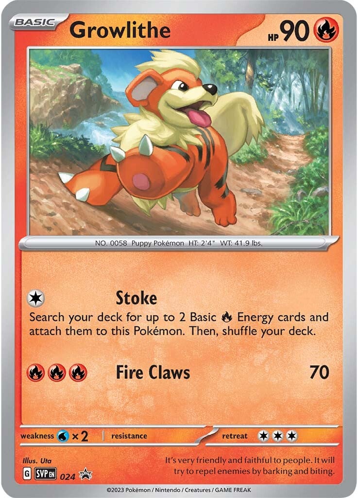 Growlithe (024) [Scarlet & Violet: Black Star Promos] | Jack's On Queen