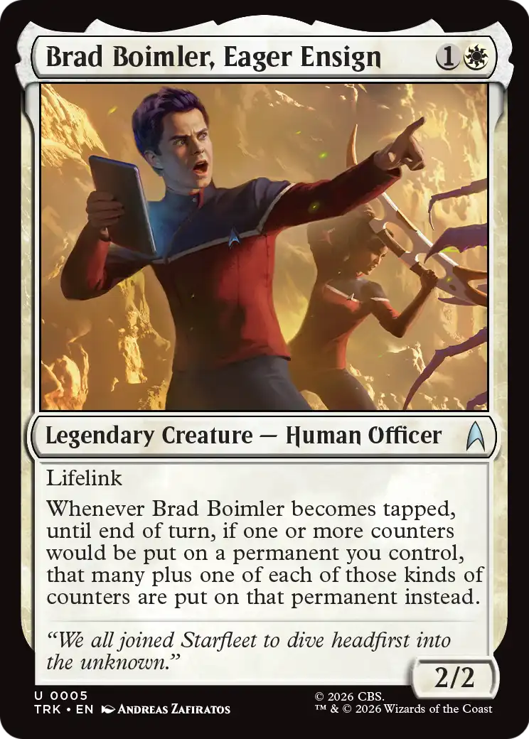 Brad Boimler, Eager Ensign [Star Trek] | Jack's On Queen