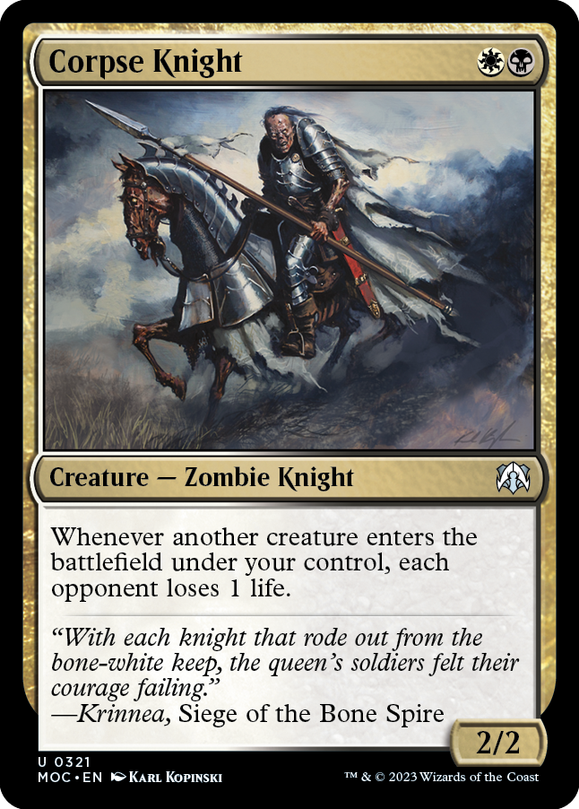 Corpse Knight [March of the Machine Commander] | Jack's On Queen