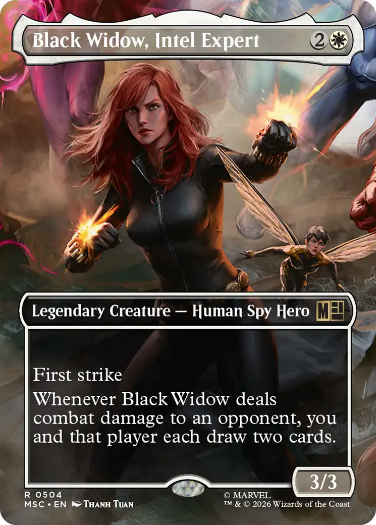 Black Widow, Intel Expert (Borderless) [Marvel Super Heroes Commander] | Jack's On Queen