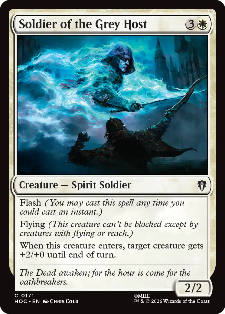 Soldier of the Grey Host [The Hobbit: Eternal-Legal] | Jack's On Queen
