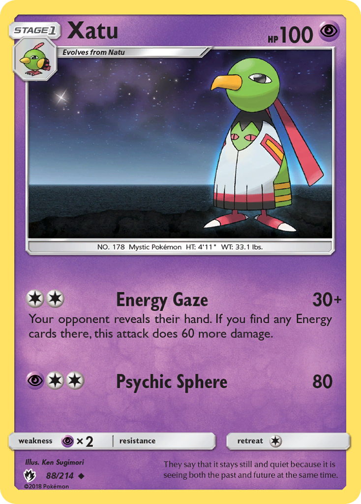 Xatu (88/214) [Sun & Moon: Lost Thunder] | Jack's On Queen