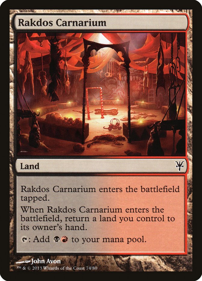 Rakdos Carnarium [Duel Decks: Sorin vs. Tibalt] | Jack's On Queen