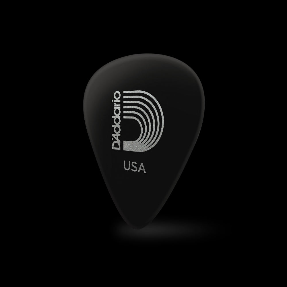 D'Addario CLASSIC CELLULOID PICK, BLACK Light Gauge (.50mm), 10-Pack picks | Jack's On Queen