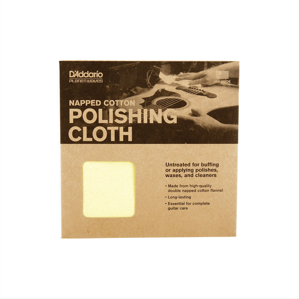 D'Addario NAPPED COTTON POLISHING CLOTH For All Instruments | Jack's On Queen