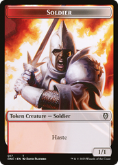 Copy // Soldier Double-Sided Token (Surge Foil) [Marvel Super Heroes Commander Tokens] | Jack's On Queen