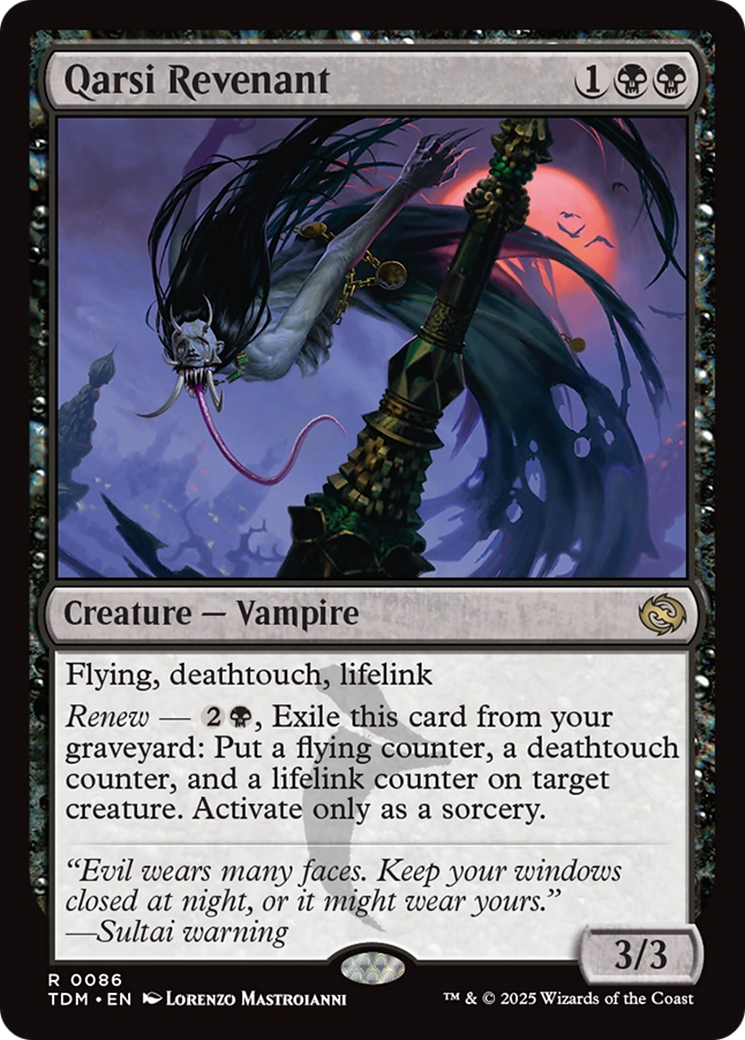 Qarsi Revenant [Tarkir: Dragonstorm] | Jack's On Queen
