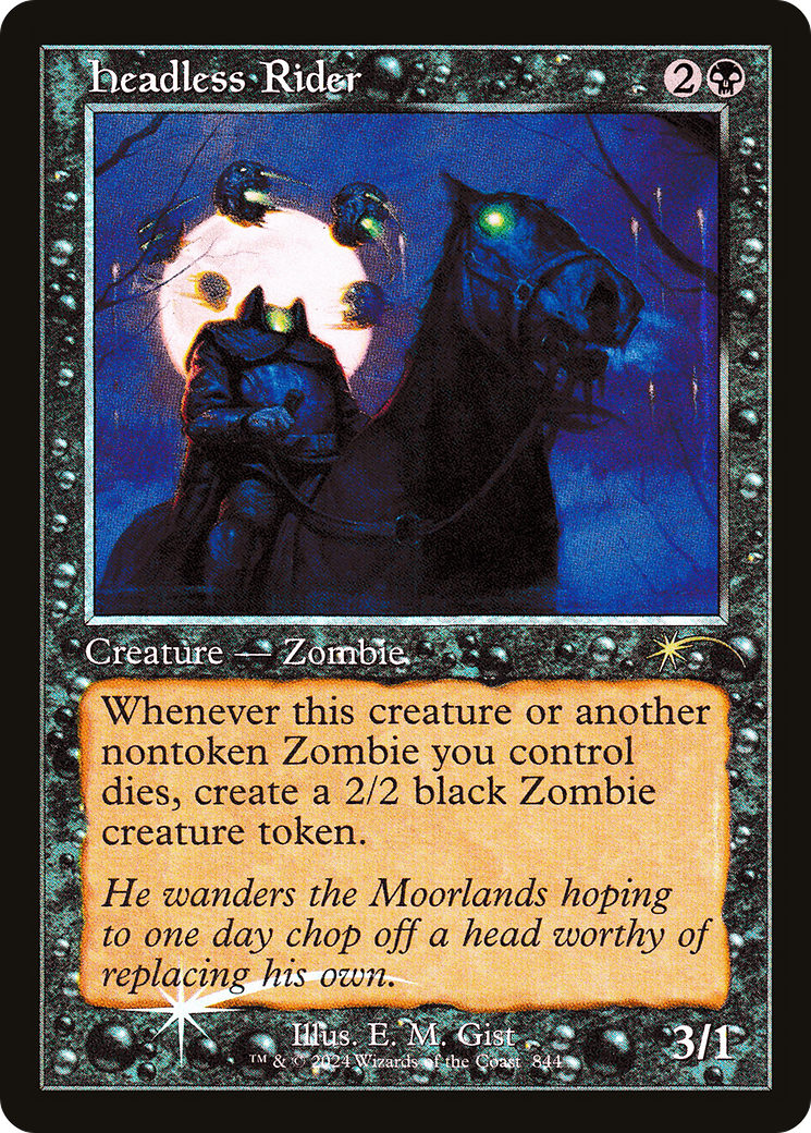 Headless Rider (Retro Frame) [Secret Lair Drop Series] | Jack's On Queen