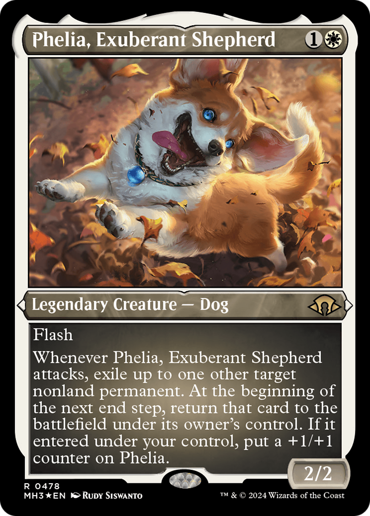 Phelia, Exuberant Shepherd (Foil Etched) [Modern Horizons 3] | Jack's On Queen