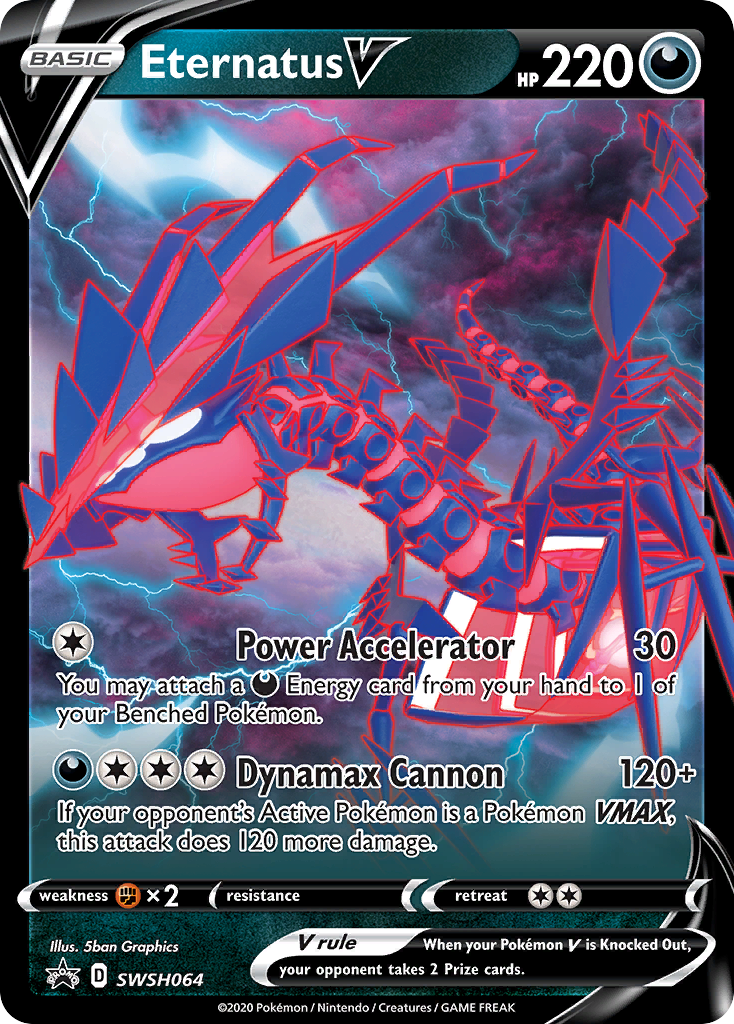 Eternatus V (SWSH064) [Sword & Shield: Black Star Promos] | Jack's On Queen