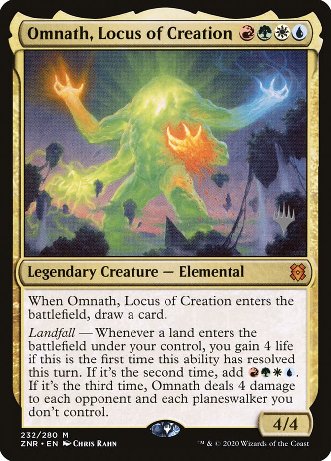 Omnath, Locus of Creation (Promo Pack) [Zendikar Rising Promos] | Jack's On Queen