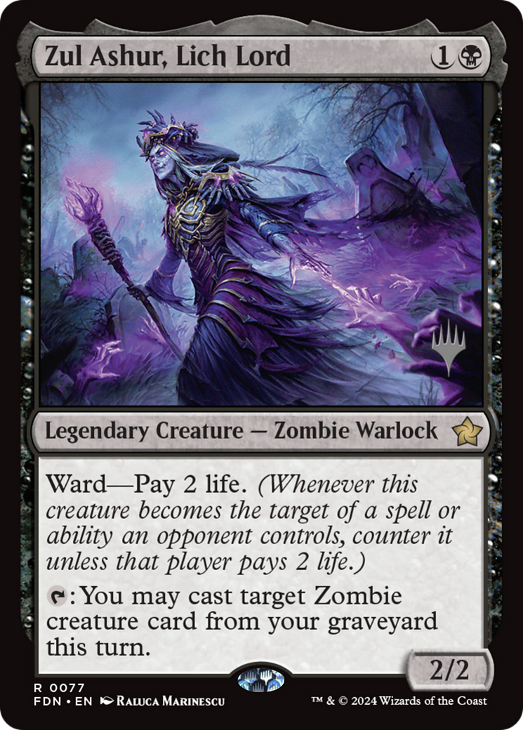 Zul Ashur, Lich Lord [Lorwyn Eclipsed Promos] | Jack's On Queen