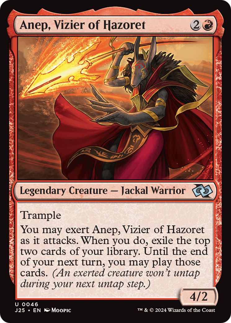 Anep, Vizier of Hazoret (Anime) [Foundations Jumpstart] | Jack's On Queen