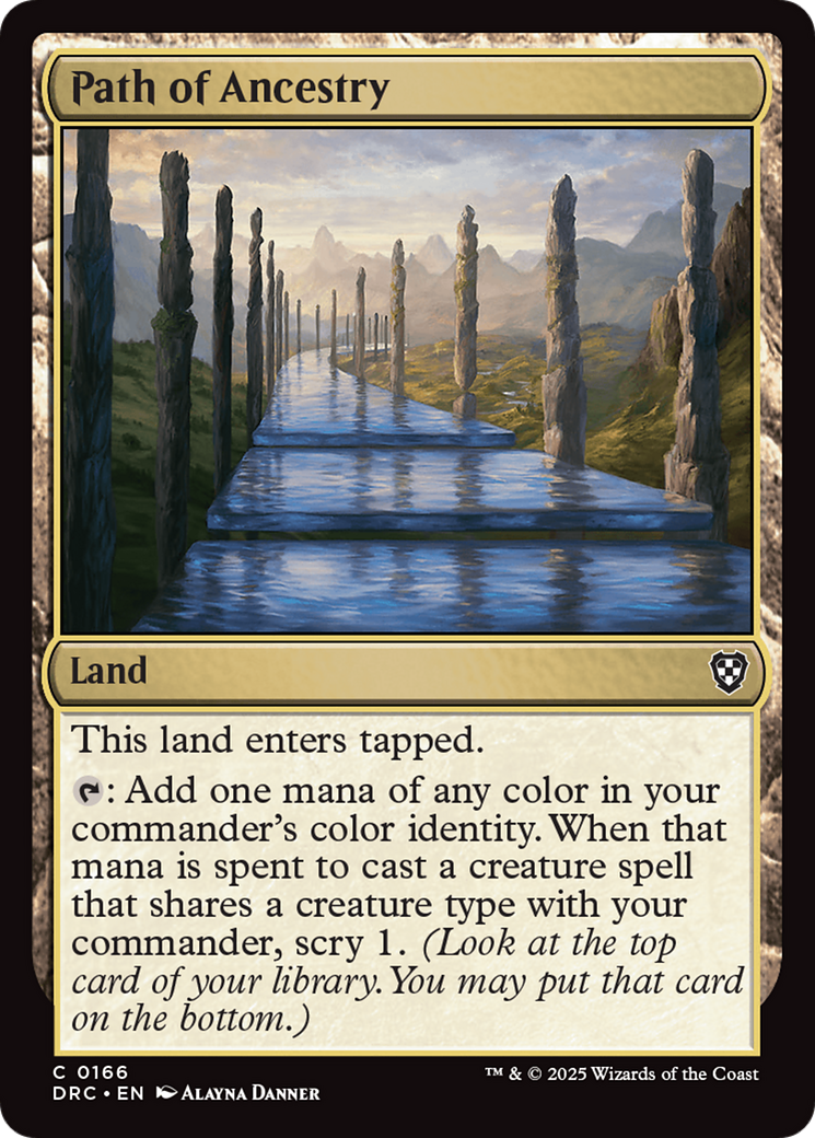 Path of Ancestry (0166) [Aetherdrift Commander] | Jack's On Queen