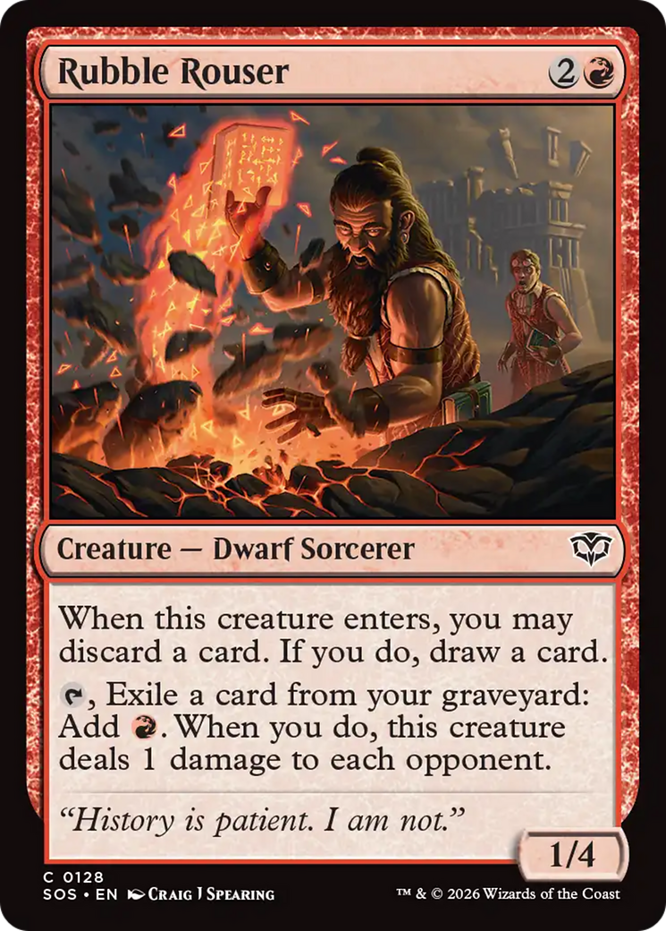 Rubble Rouser [Secrets of Strixhaven] | Jack's On Queen