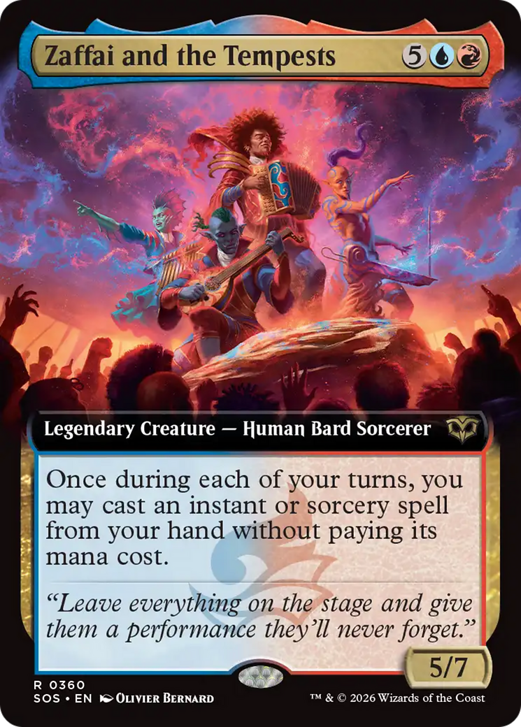 Zaffai and the Tempests (Extended Art) [Secrets of Strixhaven] | Jack's On Queen