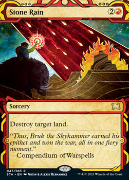 Stone Rain (Foil Etched) [Strixhaven: Mystical Archive] | Jack's On Queen