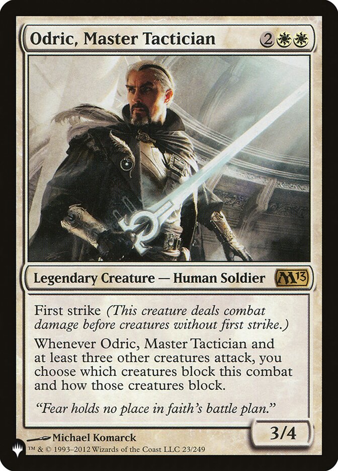 Odric, Master Tactician [The List] | Jack's On Queen