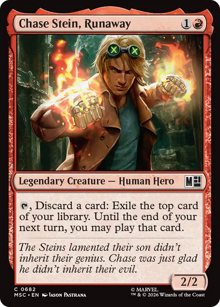Chase Stein, Runaway [Marvel Super Heroes Commander] | Jack's On Queen
