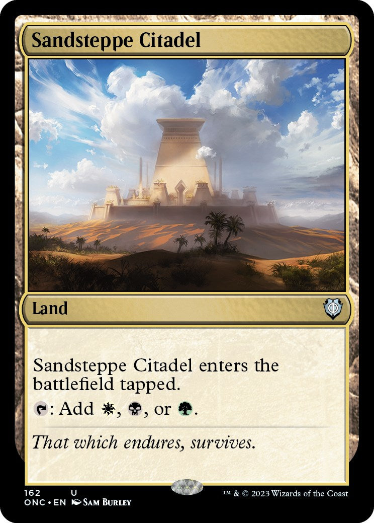 Sandsteppe Citadel [Phyrexia: All Will Be One Commander] | Jack's On Queen