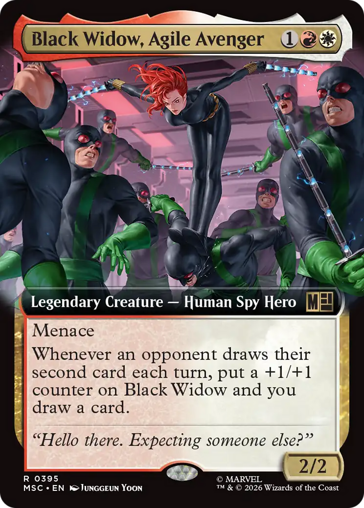 Black Widow, Agile Avenger (Extended Art) [Marvel Super Heroes Commander] | Jack's On Queen