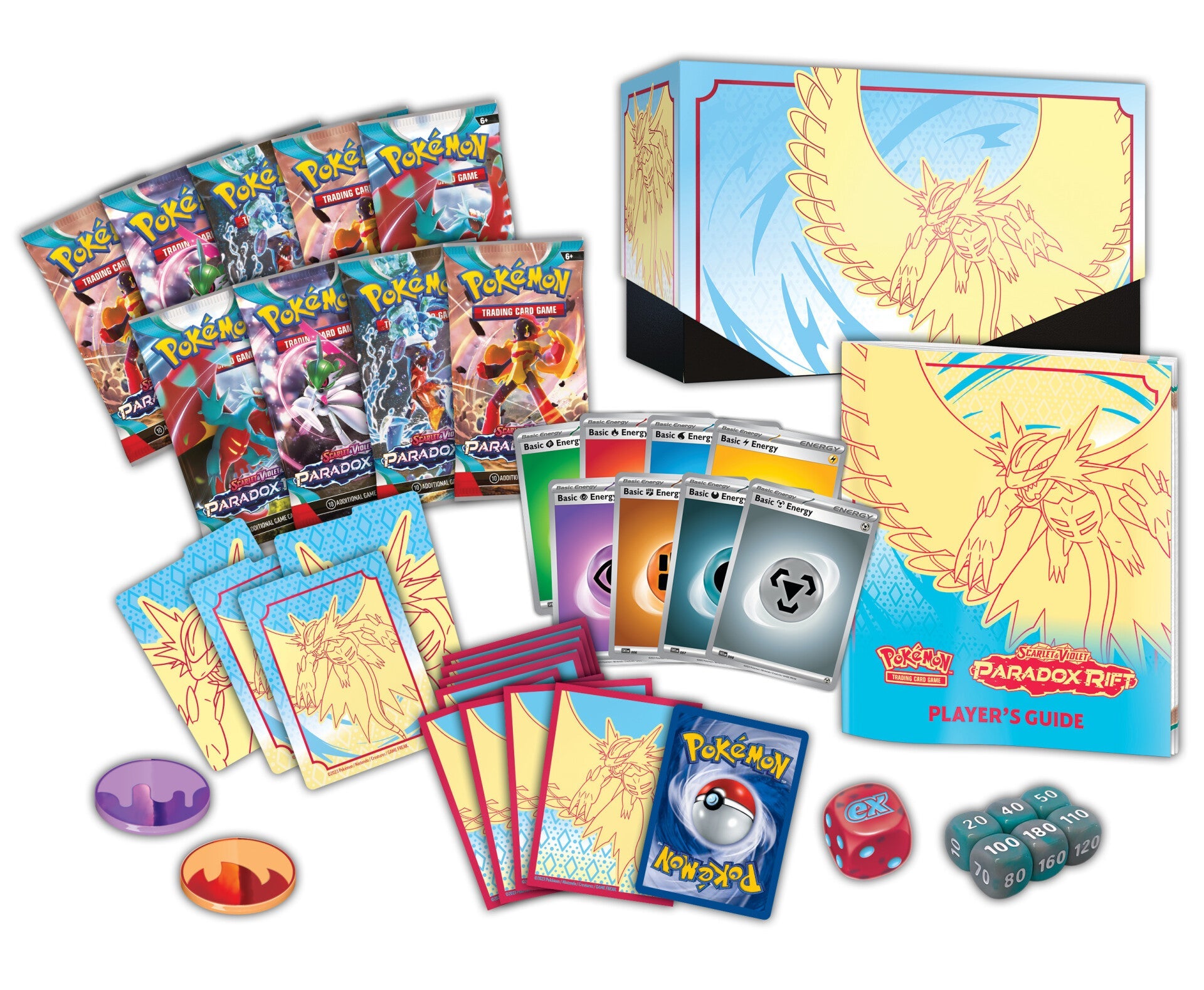 Scarlet & Violet: Paradox Rift - Elite Trainer Box (Roaring Moon) | Jack's On Queen